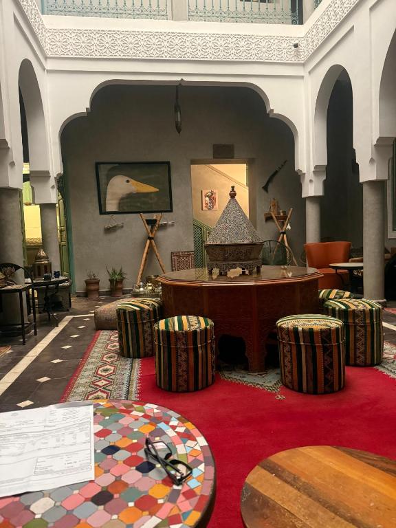 Riad Deux Palmiers SALON